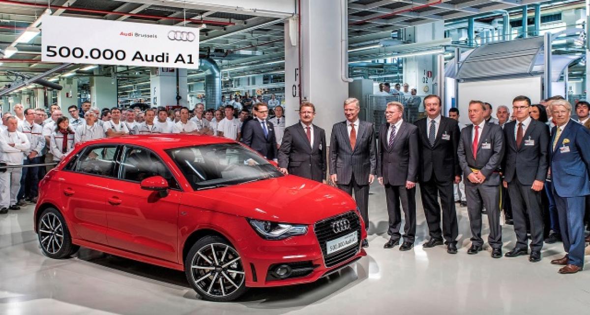 Audi A1 : produite à plus d'un demi-million d'exemplaires