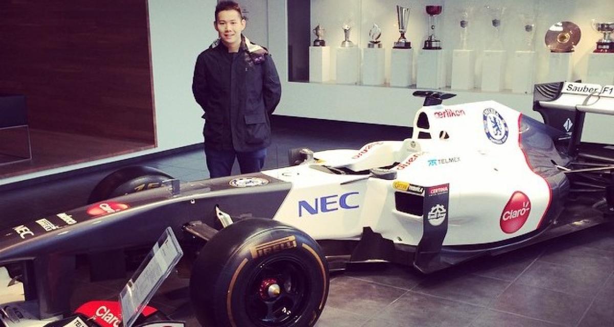 F1 2014 : Adderly Fong en test avec Sauber