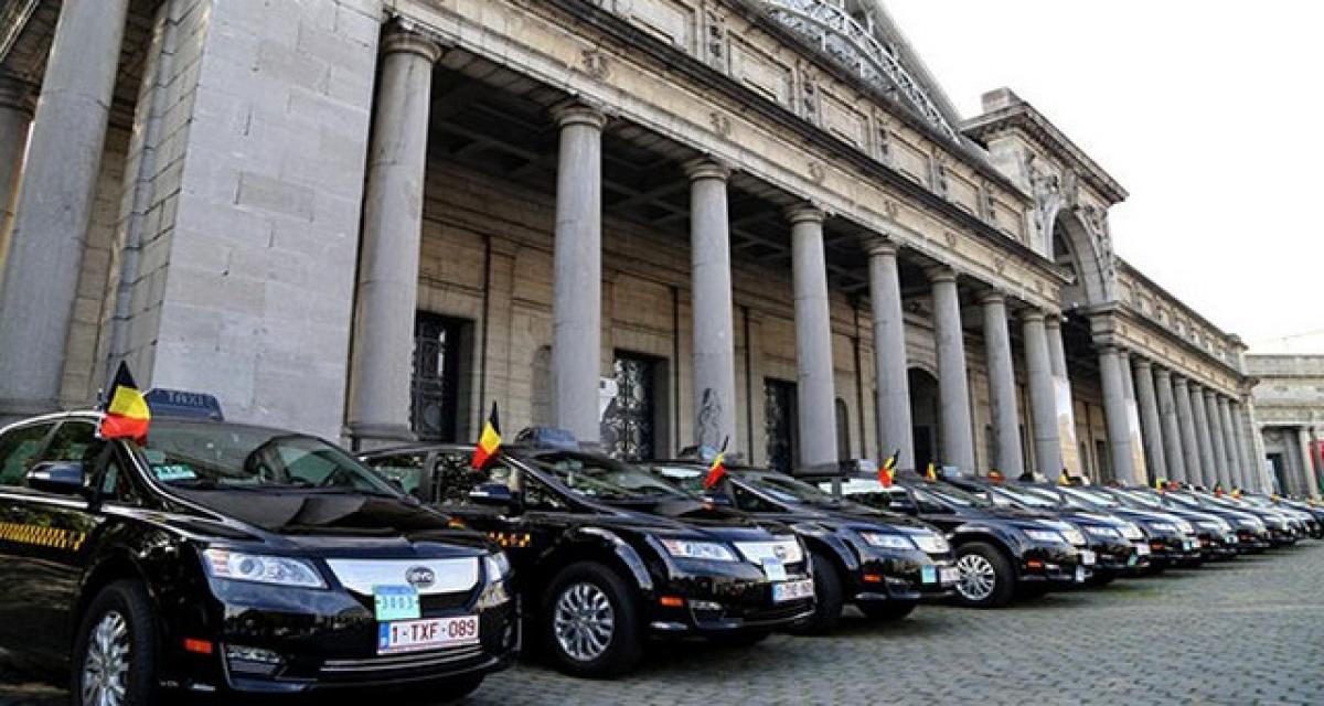 Une flotte de taxis Byd en Belgique