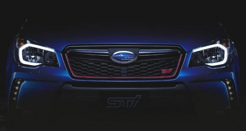  - Subaru Forester STI : des teasers