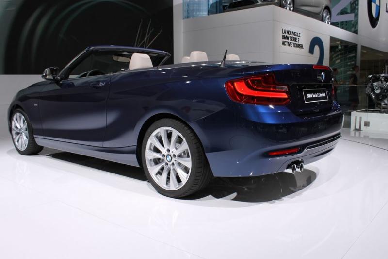  - Paris 2014 live : BMW Série 2 Cabriolet 1