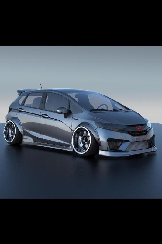  - SEMA 2014 : Honda Fit puissance six 1