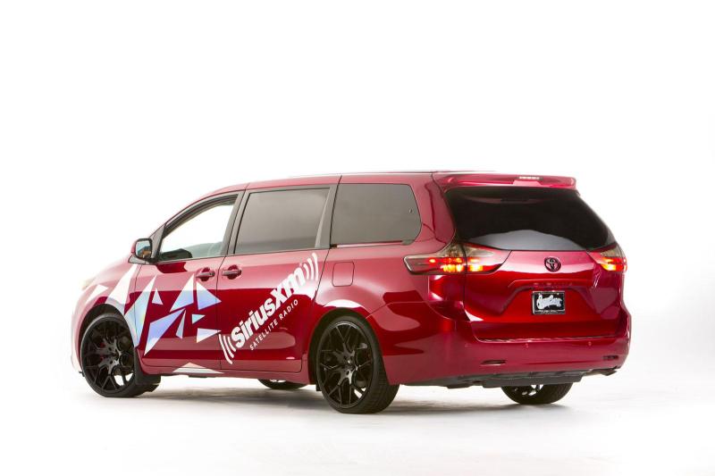  - SEMA 2014 : West Coast Customs, SiriusXM et la Toyota Sienna Remix 1