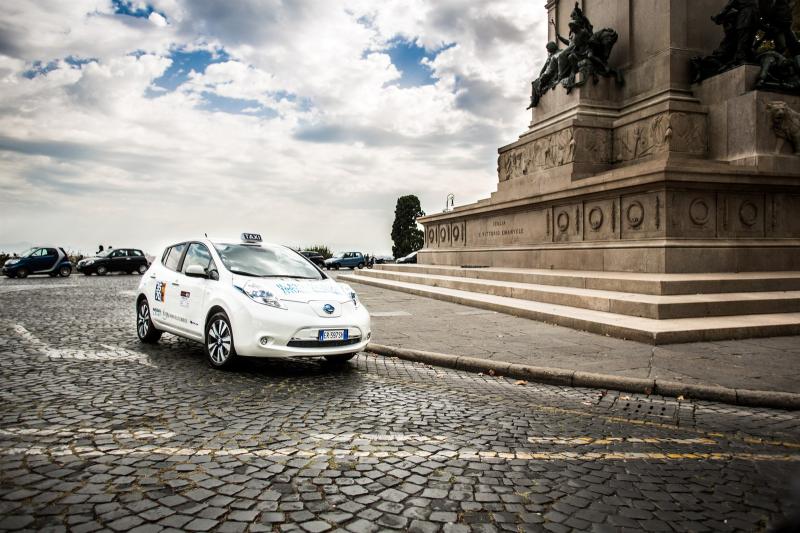  - Nissan Leaf : une flotte de taxis à Rome 1