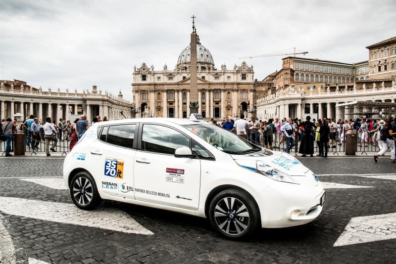  - Nissan Leaf : une flotte de taxis à Rome 1
