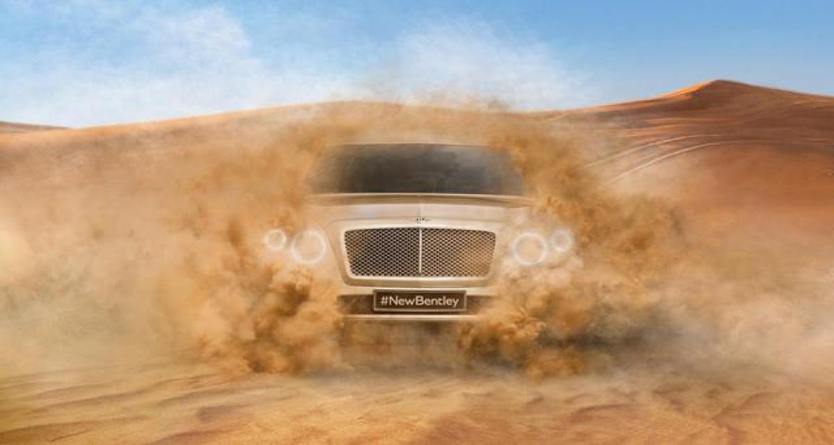 Bentley tease son futur SUV