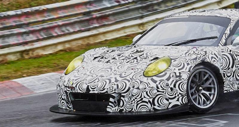  - Spyshots : la Porsche 911 GT3-R sur le Nürburgring