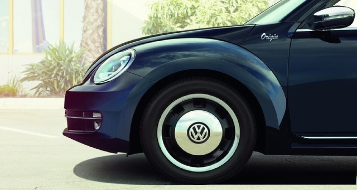 Niveaux moindres pour la Volkswagen Coccinelle