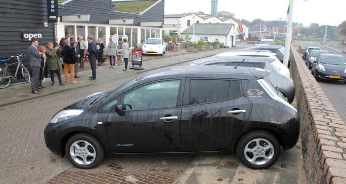 Des Nissan Leaf en autopartage sur une île des Pays-Bas