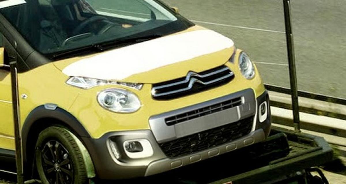 Spyshot : la Citroën C1 Urban Ride en approche