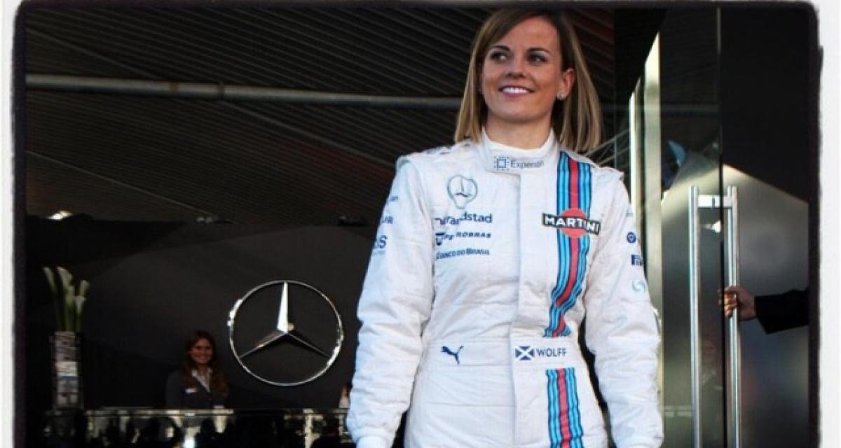 F1 : Susie Wolff promue pilote de test de Williams