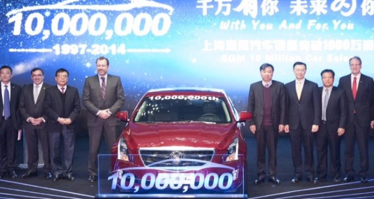 1997-2014 : 10 millions pour Shanghai-GM 