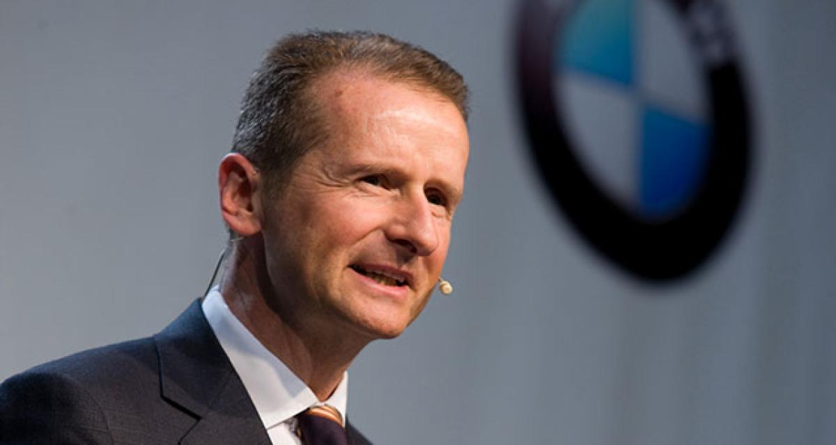 Herbert Diess prend la tête de la marque Volkswagen