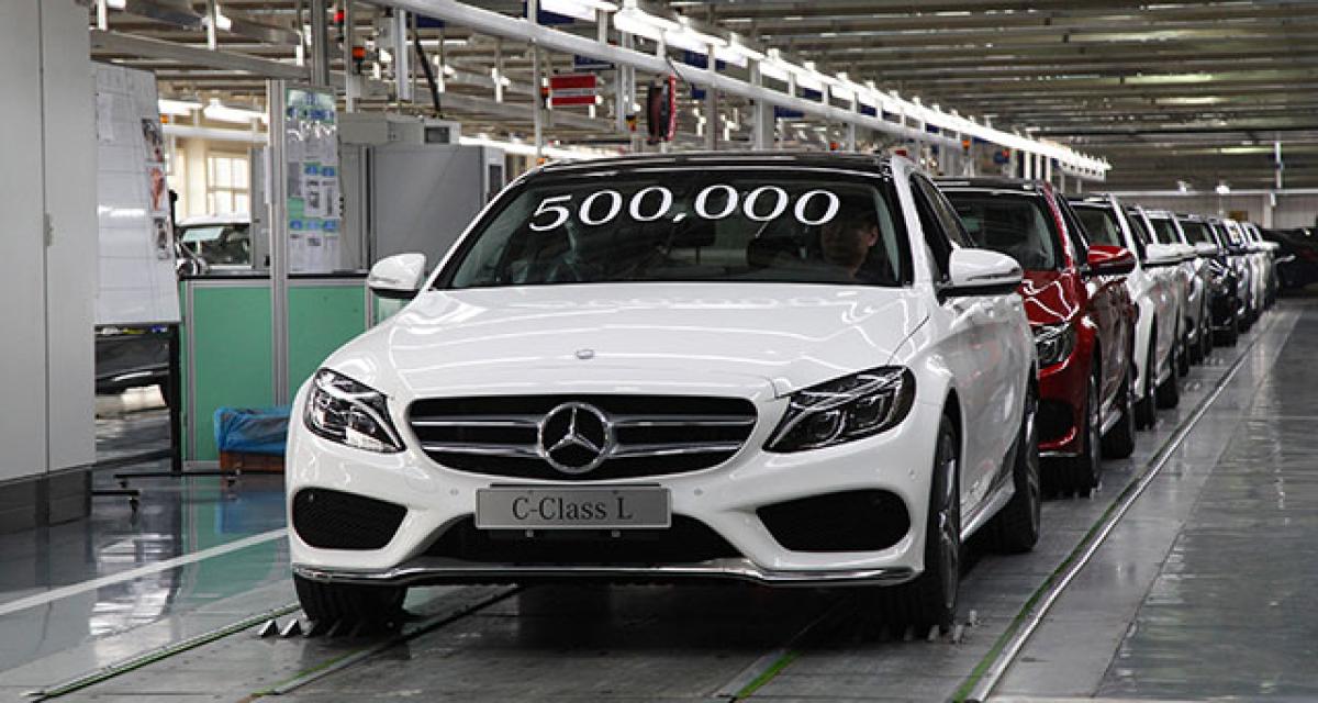 Un demi million de Mercedes en Chine