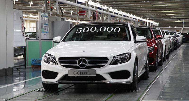  - Un demi million de Mercedes en Chine
