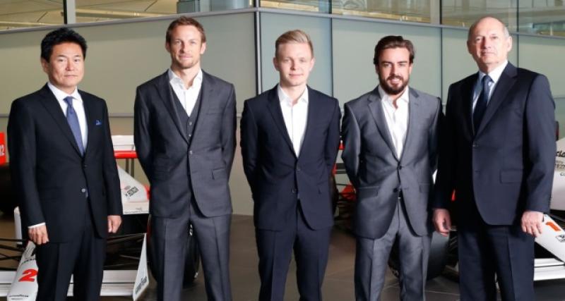  - F1 : Button et Alonso piloteront pour McLaren