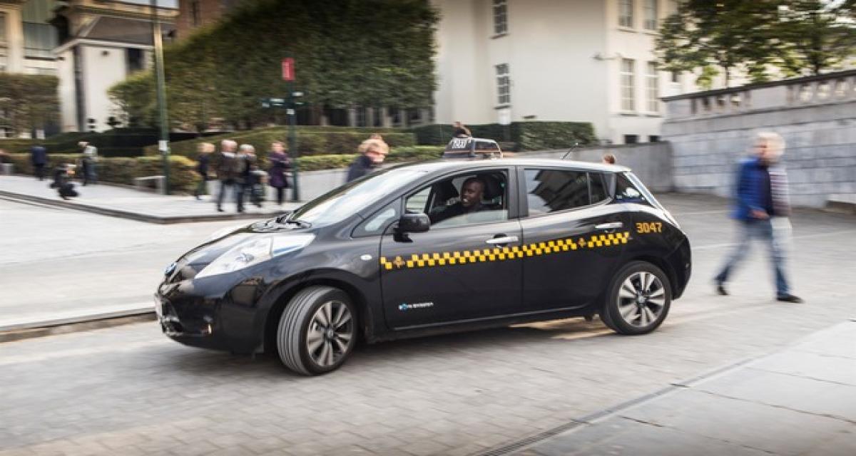 Nissan Leaf : taxi en Belgique
