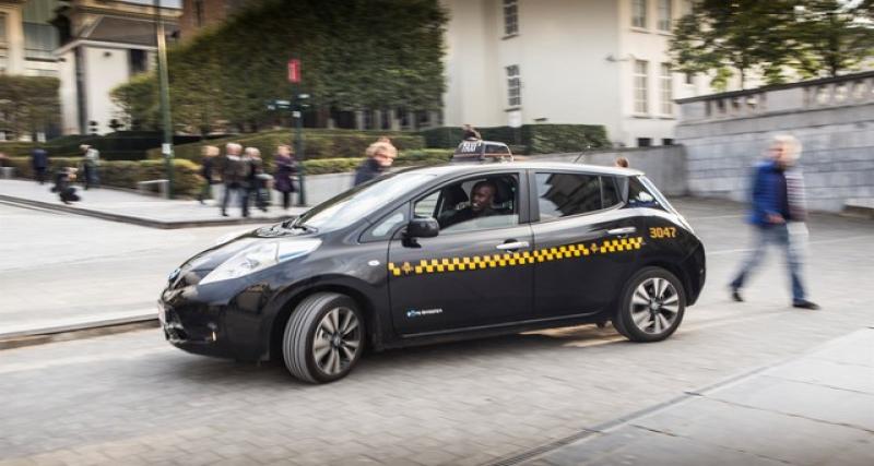  - Nissan Leaf : taxi en Belgique