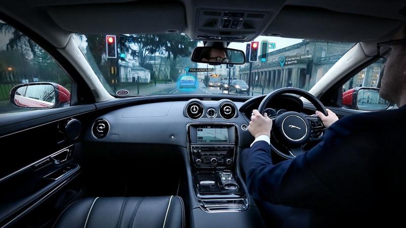 Jaguar Land Rover, l'affichage tête haute grandeur nature 1
