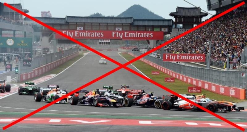  - F1 : abandon de la Corée, Spa prolongé jusqu'en 2018