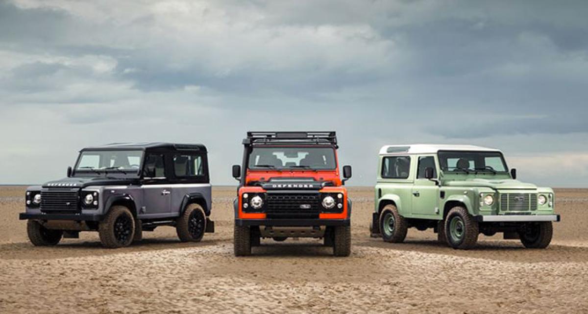Land Rover Defender, trois séries limitées pour la dernière ligne droite