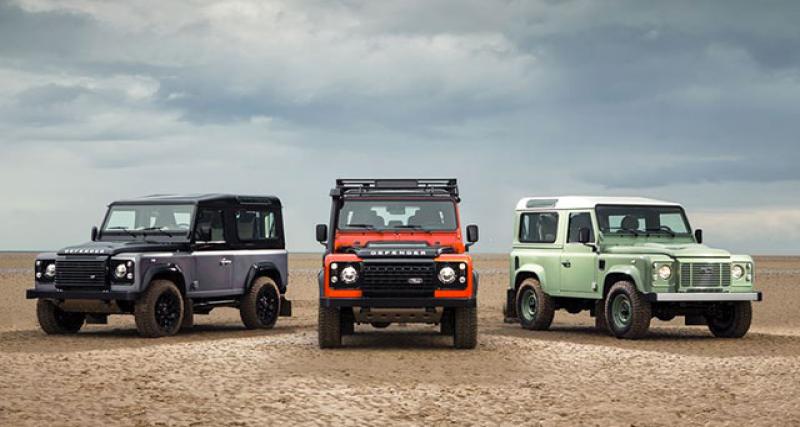  - Land Rover Defender, trois séries limitées pour la dernière ligne droite