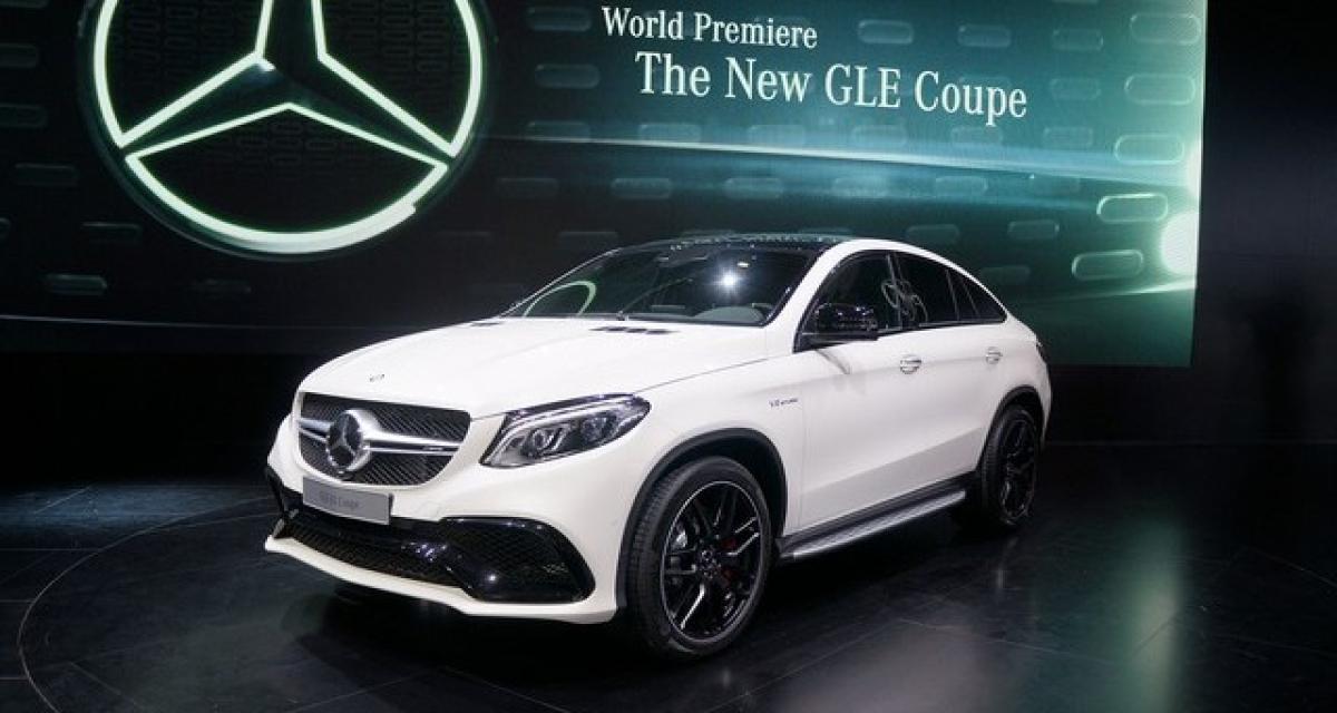 Détroit 2015 live : Mercedes GLE Coupé et GLE Coupé 63 AMG