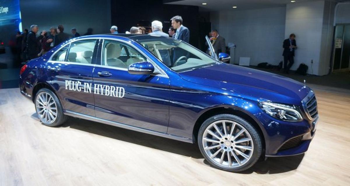 Détroit 2015 live : Mercedes C350 Plug-In Hybrid