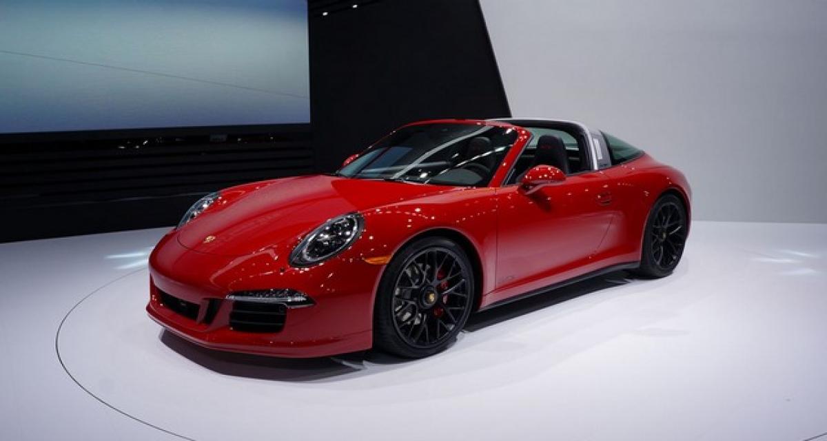 Détroit 2015 live : Porsche 911 Targa 4 GTS