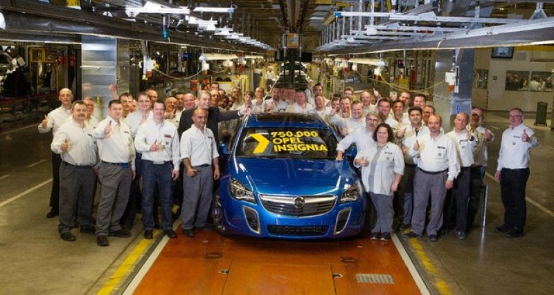  - 750 000 Opel Insignia au compteur