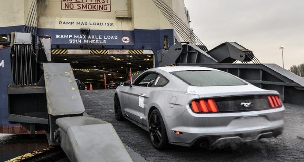 Ford Mustang : les livraisons à l'export lancées