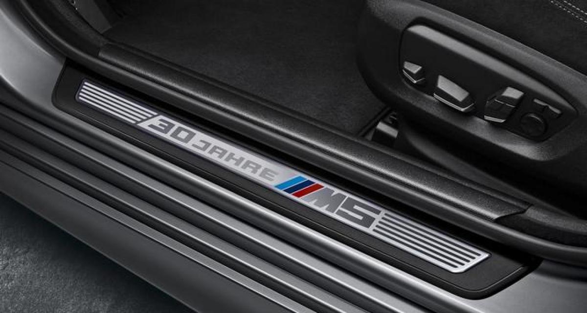 BMW M5 30ème anniversaire : une somme coquette pour le dernier exemplaire