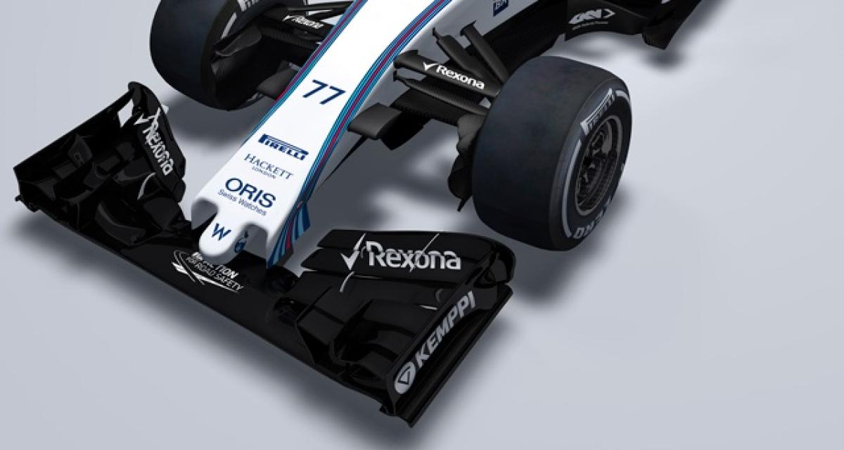 F1 2015 : premières images officielles de la Williams FW37