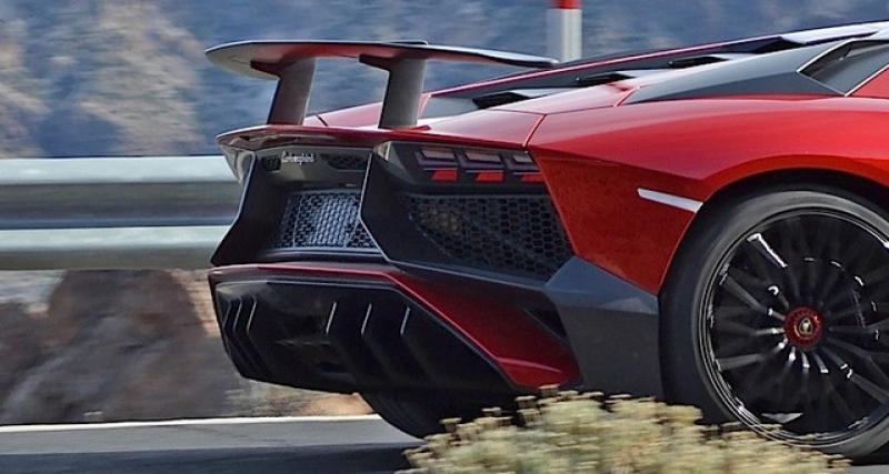  - Spyshots : La Lamborghini Aventador SV entièrement visible