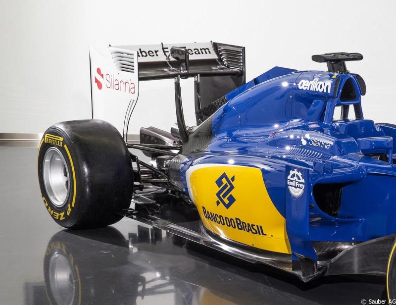 F1 2015 : Sauber présente la C34 de bleu vêtue 1