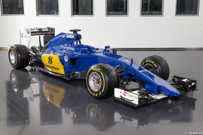  - F1 2015 : Sauber présente la C34 de bleu vêtue 1