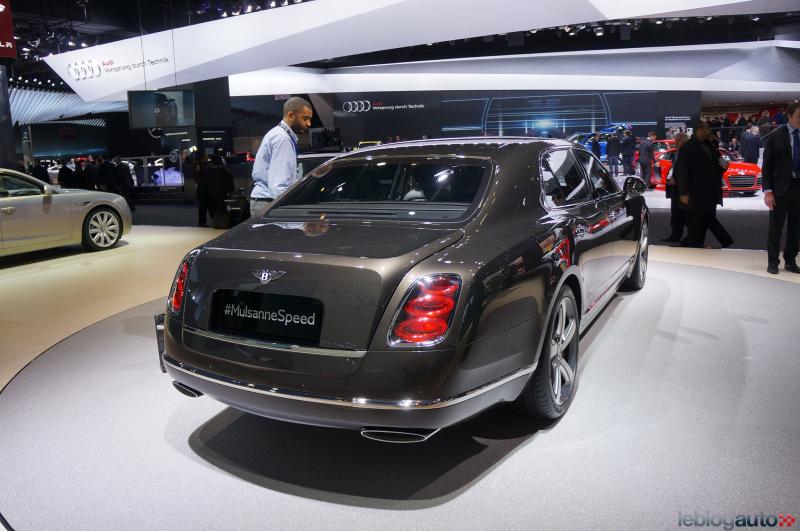  - Detroit 2015 live : Bentley Mulsanne Speed 1