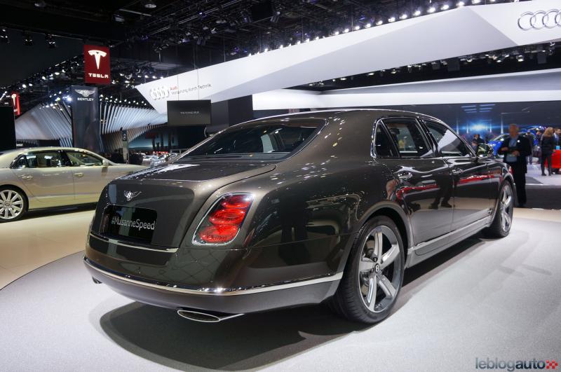  - Detroit 2015 live : Bentley Mulsanne Speed 1
