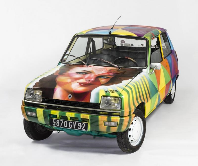 Rétromobile 2015 : Renault 5 "Street art by Perrier" 1