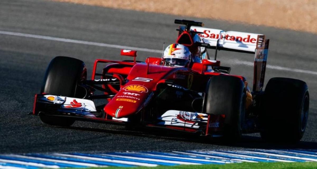 F1 2015 - Jerez jour 1 : Vettel met Ferrari en tête