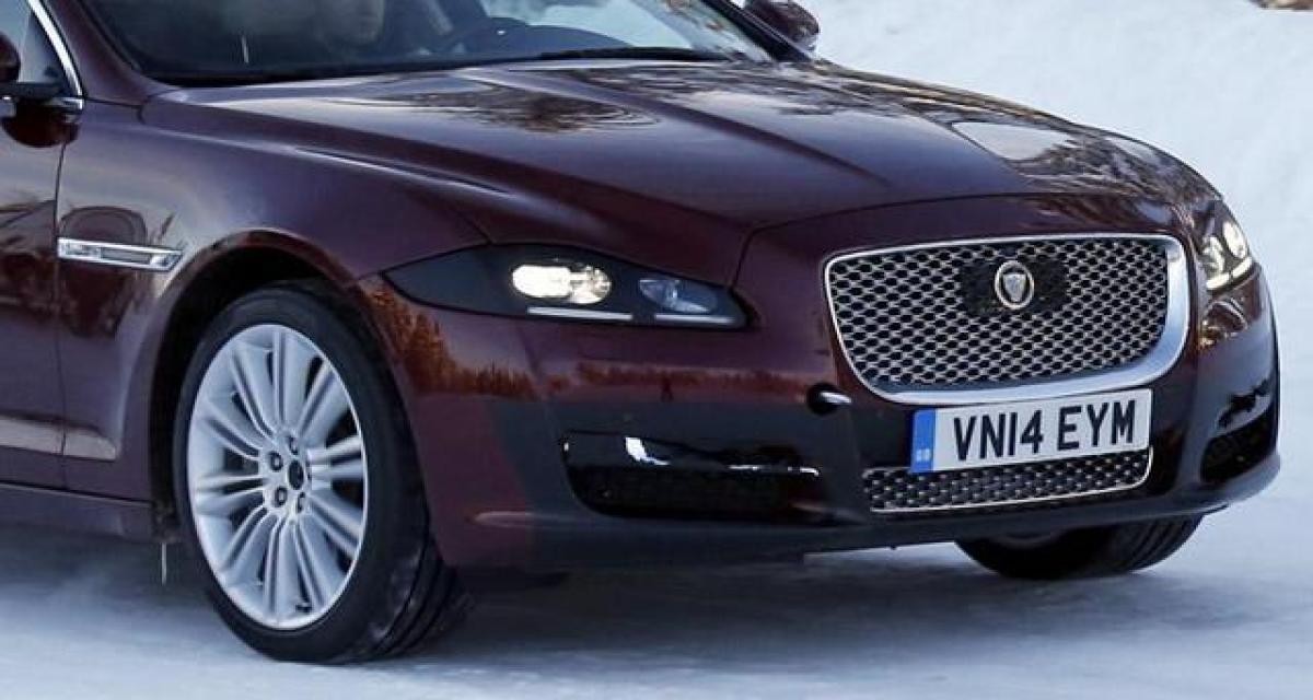 Spyshot : Jaguar XJ dans le grand froid