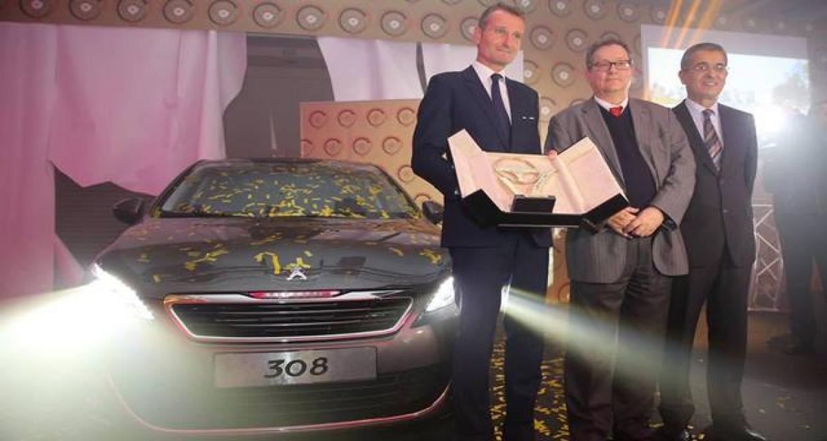Peugeot 308 : voiture de l'année 2015... Au Maroc