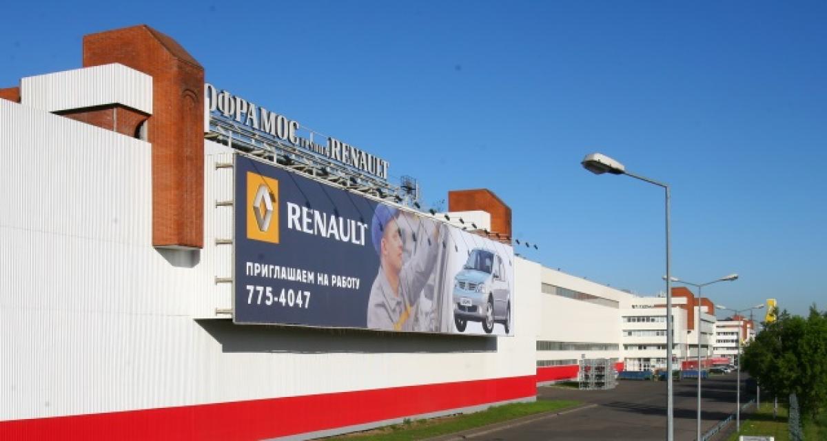 Russie : suspension provisoire de la production Renault