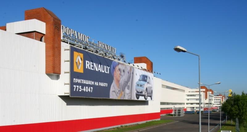  - Russie : suspension provisoire de la production Renault