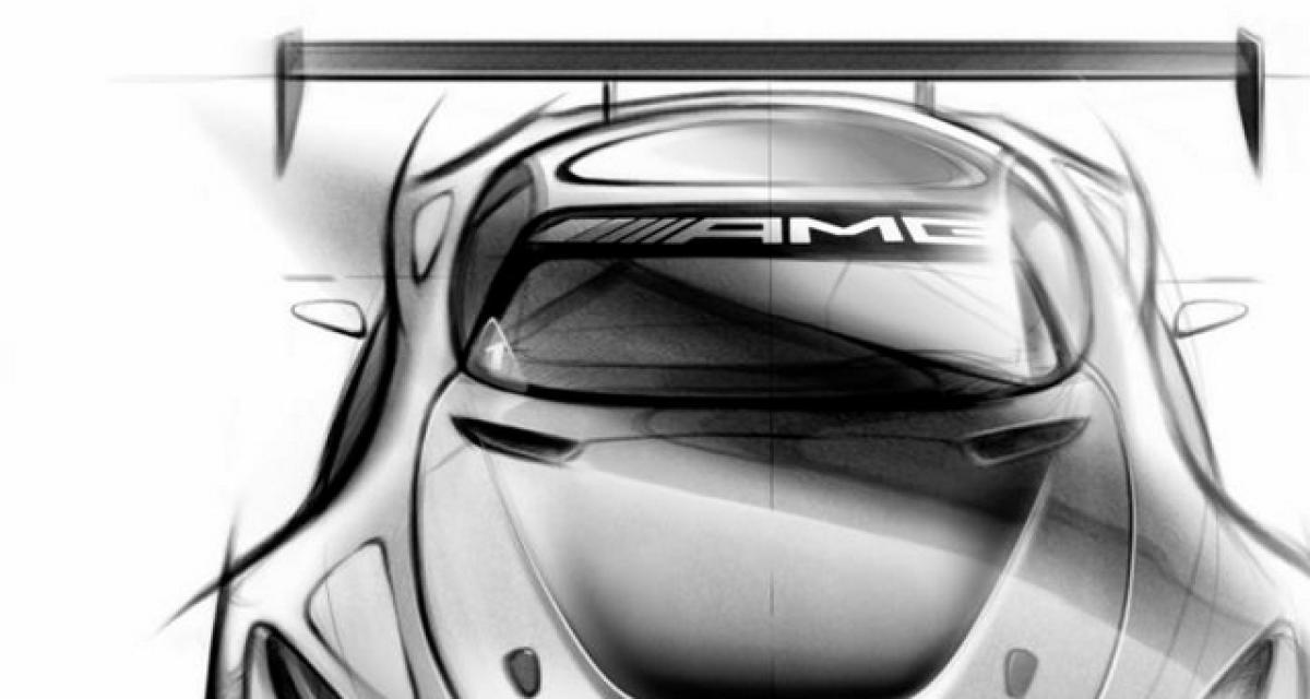 Premières esquisses pour la Mercedes AMG GT3