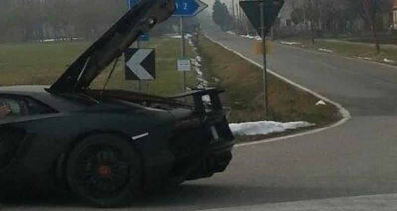  - Spyshot insolite : Lamborghini Aventador SV