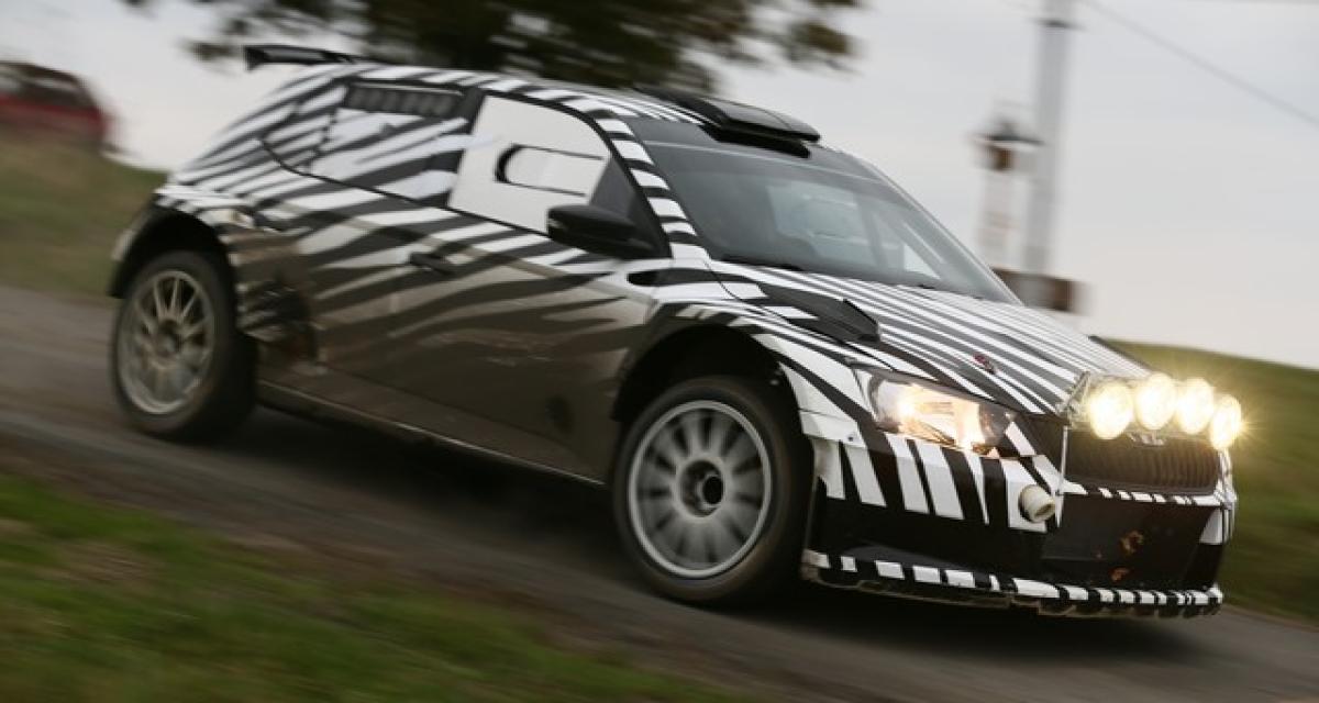 Rallye : premiers roulages pour la Škoda Fabia R5