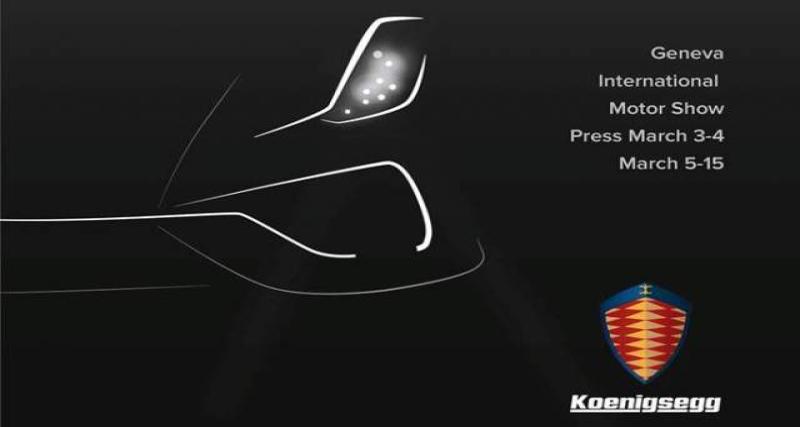  - Genève 2015 : Koenigsegg Regera en pointillés