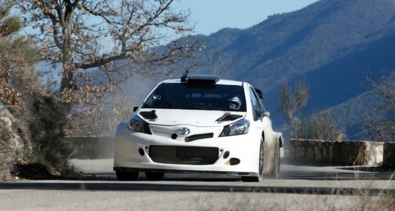  - WRC : la Toyota poursuit ses tests