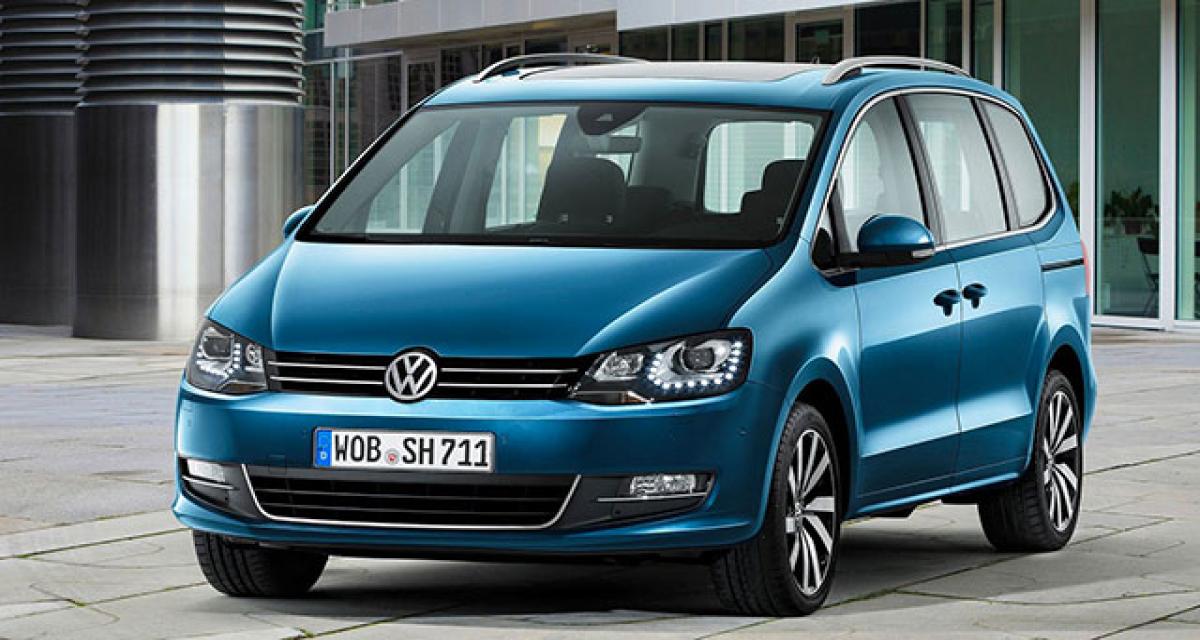 Nouveauté en mode mineur pour le Volkswagen Sharan